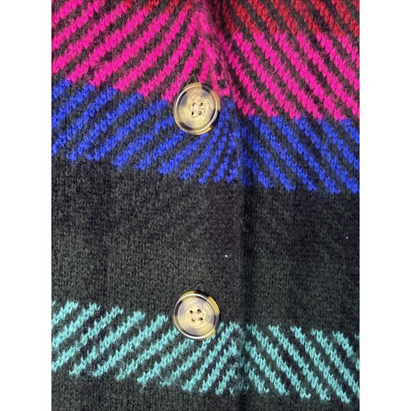 Torrid Notched Collar Cardigan Sweater Plaid Multi Size 4 4X 26 Car Coat - Picture 4 of 7